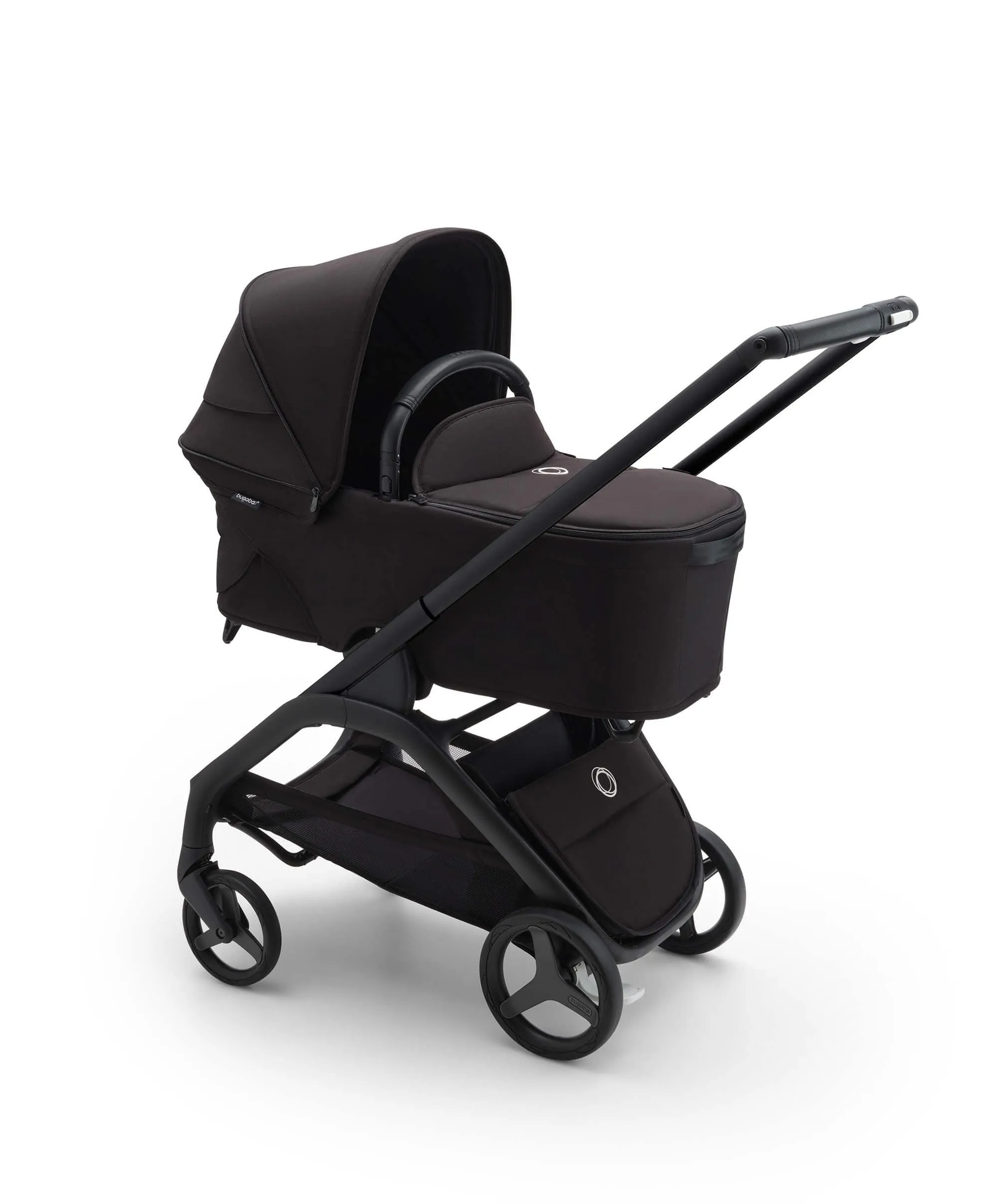 Bugaboo Dragonfly Ultimate 9 Piece Bundle with Nuna Turtle Air 360 Car Seat and Base - Midnight Black