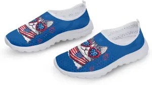 Coloranimal Lightweight Summer Beach Water Flats Womens Slip on Sneakers US5-12