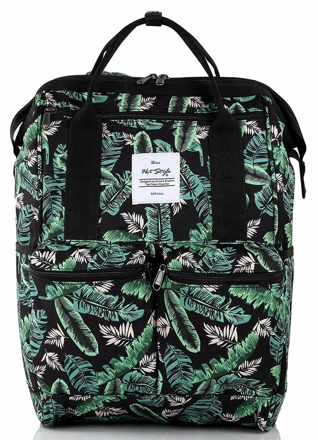 DISA Chic Doctor Bag Style College Backpack Travel Daypack | 17.3x10.6x6.7in