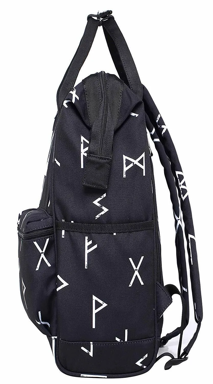 DISA Chic Doctor Bag Style College Backpack Travel Daypack | 17.3x10.6x6.7in