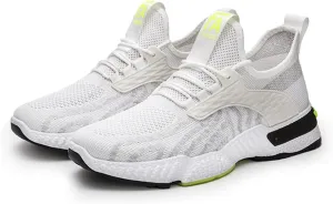 Floette Men Lightweight Breathable Fashion Sneaker Mesh Sport Running Casual Athletic Shoes Unisex(A01, Man9.5/Woman11)