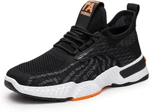 Floette Men Lightweight Breathable Fashion Sneaker Mesh Sport Running Casual Athletic Shoes Unisex(A02, Man9.5/Woman11)