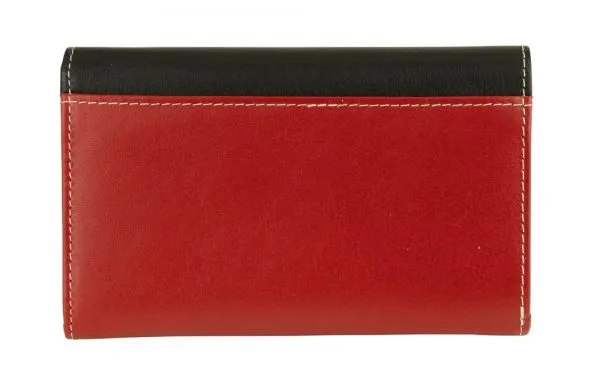 Franco Bonini - 16-012 11 card RFID leather wallet - Black/Multi