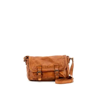Gianni Conti Virna Vintage Brown Leather Shoulder Bag
