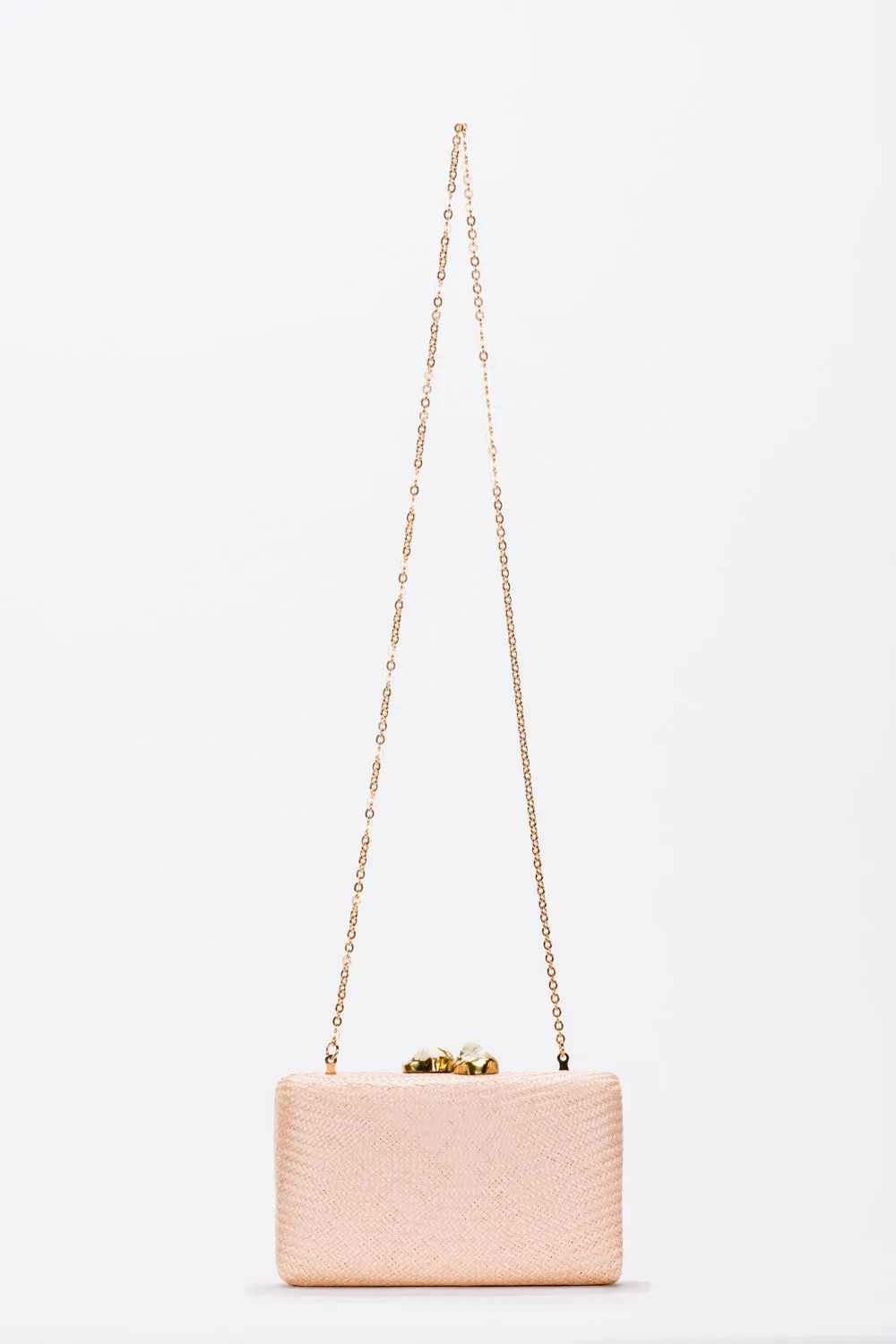 Jen clutch with white Stone