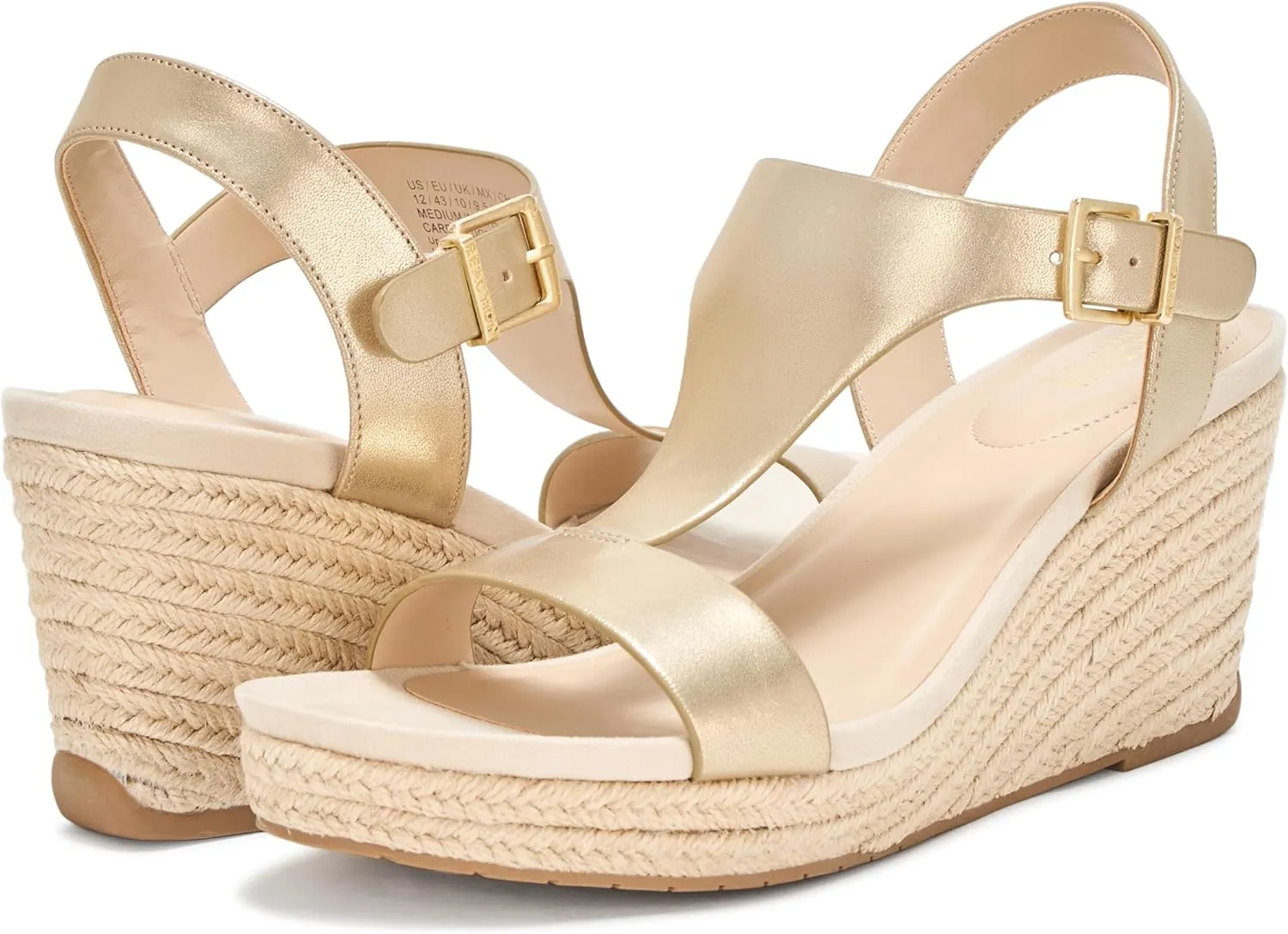Kenneth Cole REACTION Women's Card T-Strap Wedge Sandal