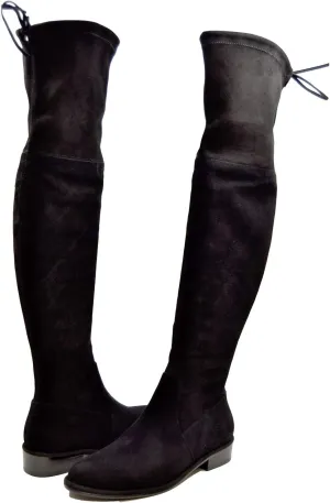 Landers Women's Suede Slim Calf Over the Knee Boot 13"