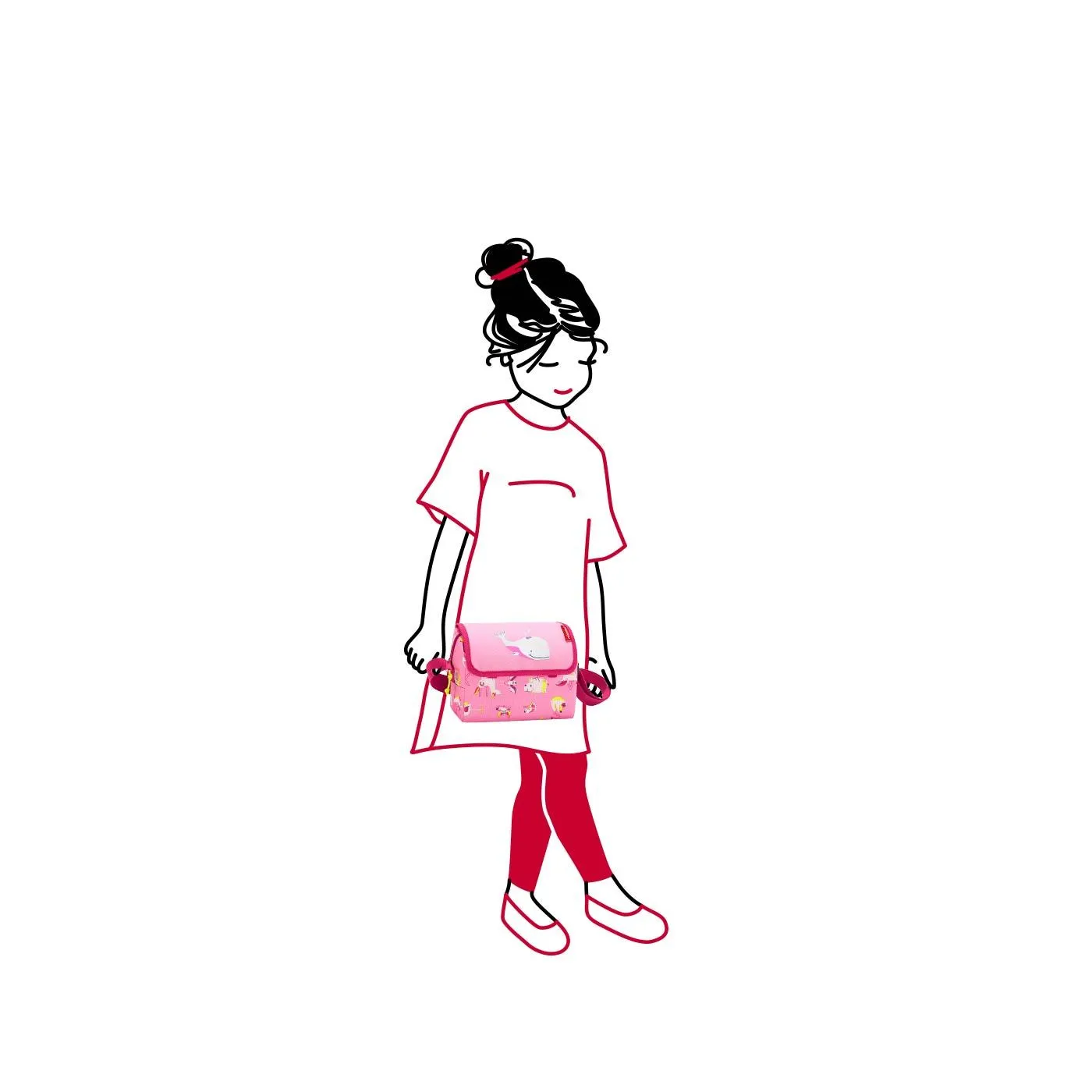 Reisenthel EverydayBag Kids ABC Friends Pink